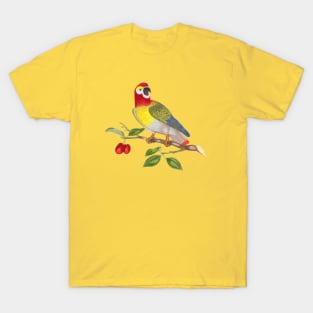 Parrot Bird Colorful Wildlife Illustration T-Shirt